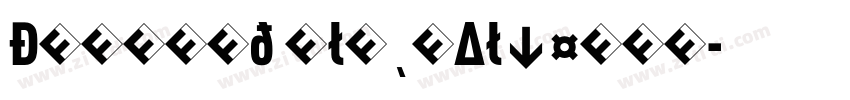 DINCond BlackAlterna字体转换